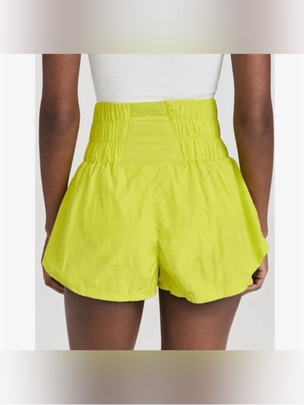 Free People The Way Home‎ Skort in Bright Yellow Green - Picture 3 of 7